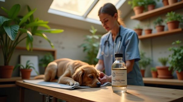 Soins naturels vétérinaires à l'argent colloïdal&nbsp;: une solution innovante pour le bien-être animal